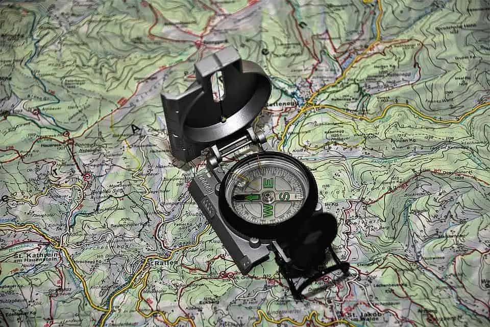 A Compass and a Topographic Map
