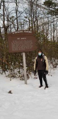 Stranded on Spruce Knob West Virginia 4 Summit of Mt Davis