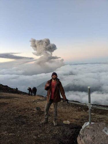 A Guide to Hiking Volcan de Acatenango 7 top of Volcan de Acatenango